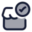 Storeverified icon with duotone rounded style