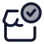 Storeverified icon with duotone standard style