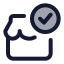 Storeverified icon with duotone standard style