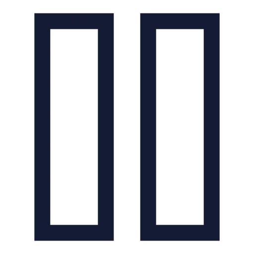 Stretch Vertical Icon in Stroke Sharp style