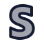 Stripe icon with duotone rounded style