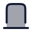 Strokebottom icon with duotone rounded style