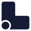 Strokeinside icon with solid standard style