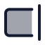 Strokeright icon with duotone standard style