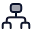 Structure icon with duotone rounded style