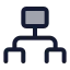 Structure icon with duotone standard style