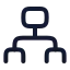 Structure icon with stroke rounded style
