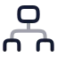 Structure icon with twotone rounded style