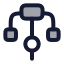 Structure icon with duotone rounded style