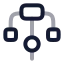 Structure icon with twotone rounded style