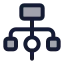 Structure icon with duotone standard style