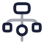 Structure icon with twotone rounded style