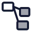 Structure icon with duotone standard style