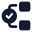 Structurecheck icon with solid standard style