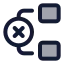 Structurefail icon with duotone standard style