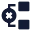 Structurefail icon with solid sharp style