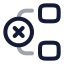 Structurefail icon with twotone rounded style