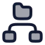 Structurefolder icon with duotone rounded style
