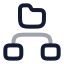 Structurefolder icon with twotone rounded style