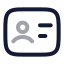 Studentcard icon with twotone rounded style