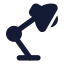 Studylamp icon with solid standard style