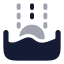 Submerge icon with bulk rounded style
