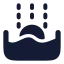 Submerge icon with solid rounded style
