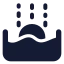 Submerge icon with solid standard style