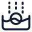 Submerge icon with stroke standard style