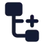 Subnodeadd icon with solid standard style