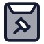 Subpoena icon with duotone standard style