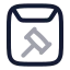 Subpoena icon with twotone rounded style