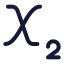 Subscript icon with duotone standard style