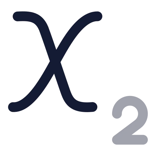 Subscript Icon in Twotone Rounded style