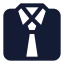 Suit icon with solid standard style