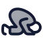 Sujood icon with duotone rounded style