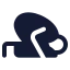 Sujood icon with solid standard style