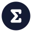 Summationcircle icon with solid standard style