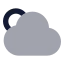 Suncloud icon with bulk rounded style