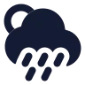 Sun Cloud Angled Rain 01 icon preview