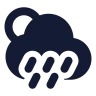 Sun Cloud Angled Rain 01 icon preview