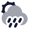 Sun Cloud Angled Rain 02 icon preview
