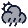 Sun Cloud Angled Rain 02 icon preview