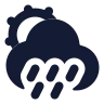 Sun Cloud Angled Rain 02 icon preview