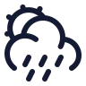 Sun Cloud Angled Rain 02 icon preview