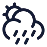 Sun Cloud Angled Rain 02 icon preview