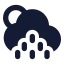 Suncloudlittlerain icon with solid standard style