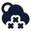 Suncloudlittlesnow icon with solid standard style