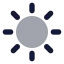 Sunmedium icon with bulk rounded style