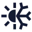 Sunsnow icon with solid sharp style